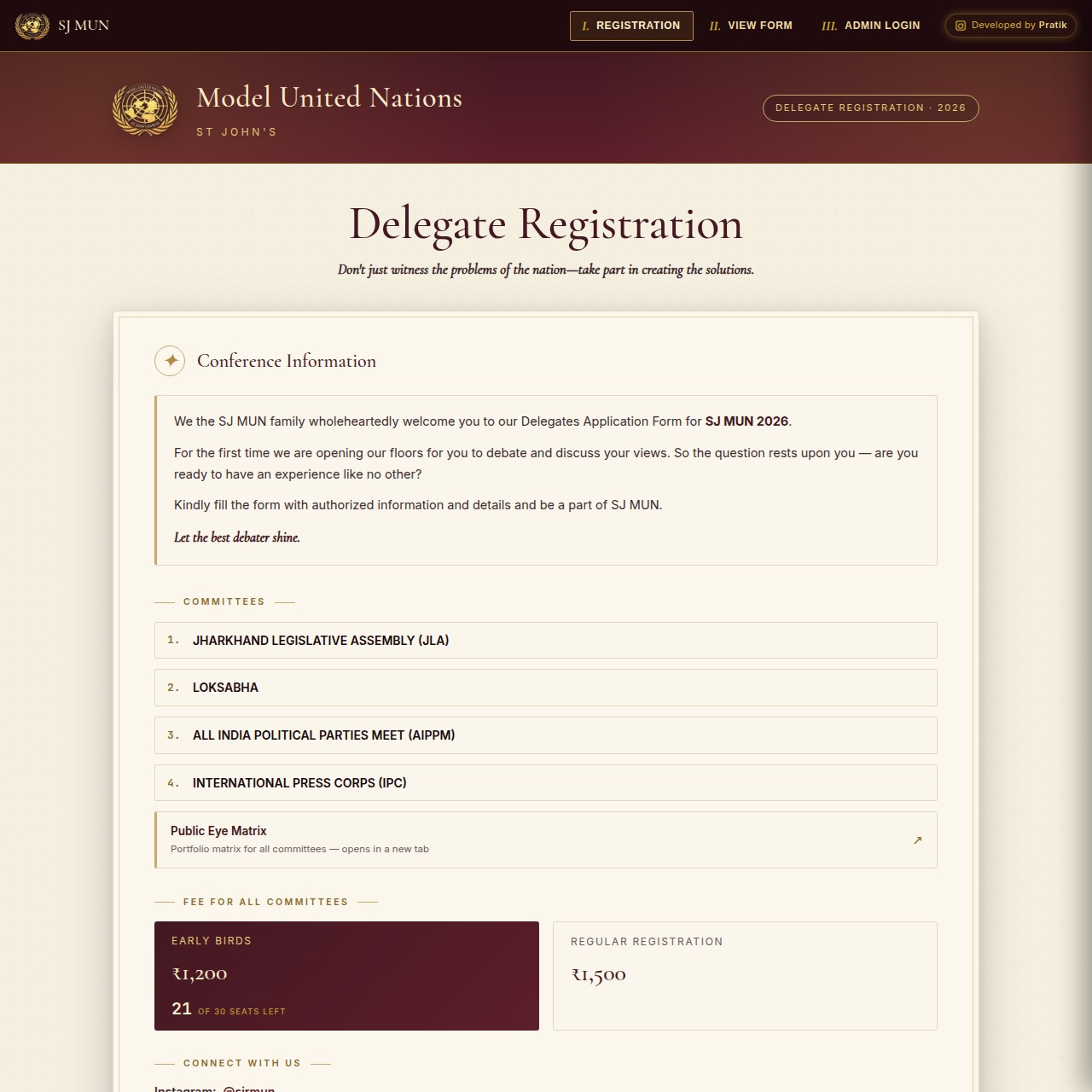 SJ MUN project preview